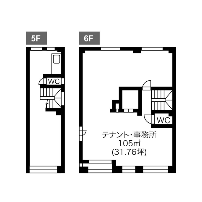 末盛通１　覚王プラザ　平面図