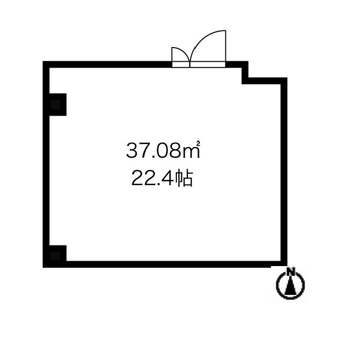 千種区松軒１　ダイワビル　平面図(間取)