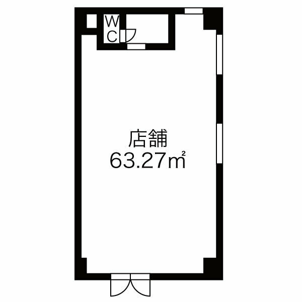 中区栄1 メゾン白川 平面図(間取) 中区栄1 メゾン白川 平面図(間取)