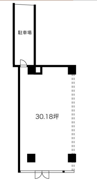 太閤４　中駒名駅西マンションⅡ　平面図