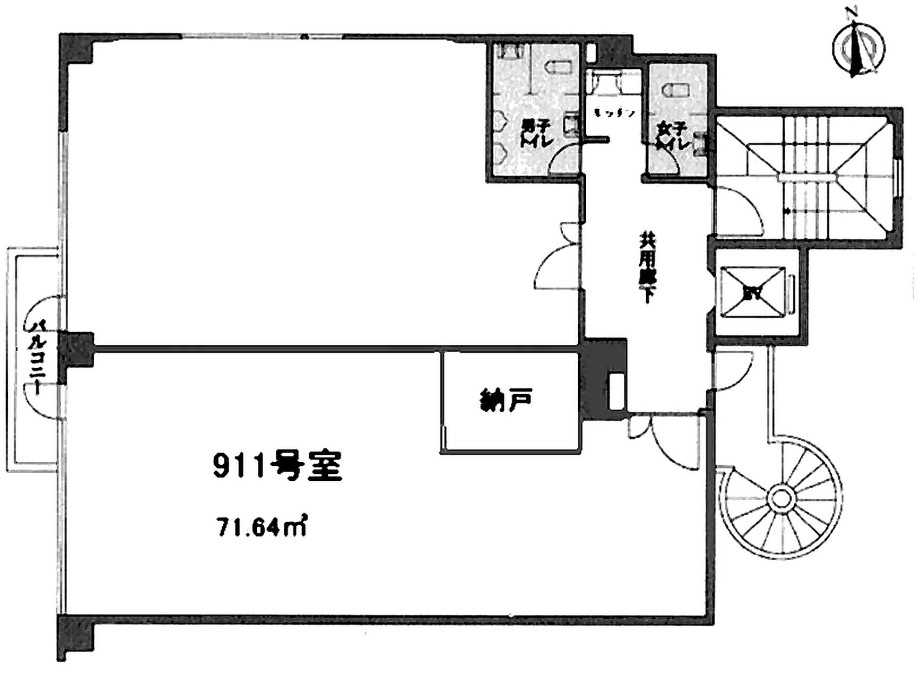 中区富士見町 ファミール富士見 平面図(間取) 中区富士見町 ファミール富士見 平面図(間取)