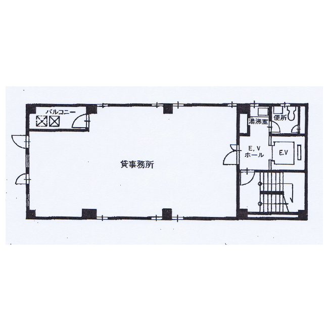 名駅４　箕浦ビル　平面図