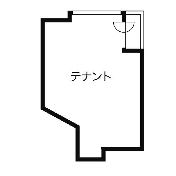 椿町　ＷＥＳＴ ＮＡＧＯＹＡ ５６　平面図(間取)