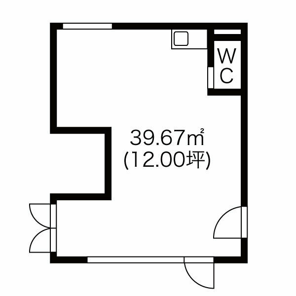 千種区内山3 couleurs criito 平面図(間取) 千種区内山3 couleurs criito 平面図(間取)