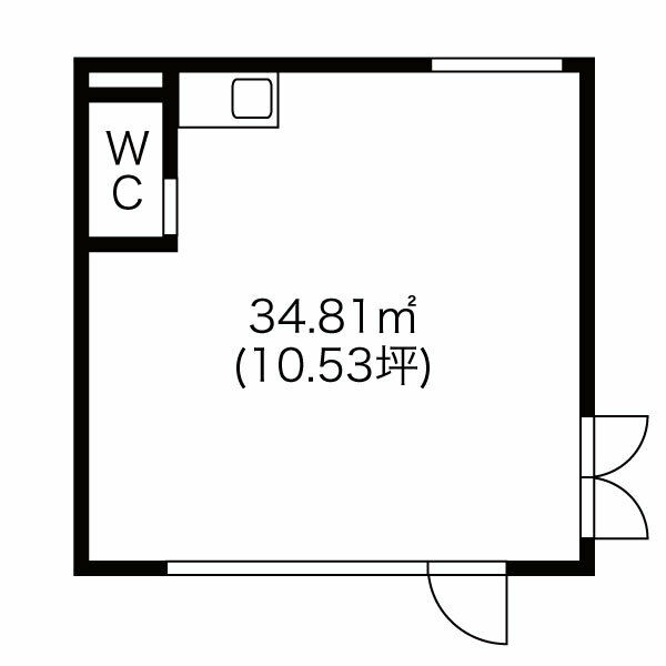 千種区内山3 couleurs criito 平面図(間取) 千種区内山3 couleurs criito 平面図(間取)