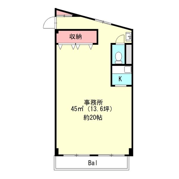 中村区則武1 ダイソー18号館 平面図(間取) 中村区則武1 ダイソー18号館 平面図(間取)