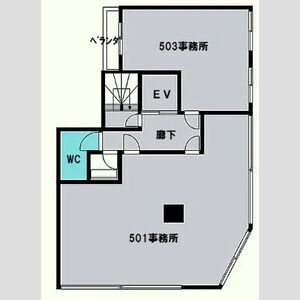 名東区明が丘 第1明が丘ビル 平面図(間取) 名東区明が丘 第1明が丘ビル 平面図(間取)