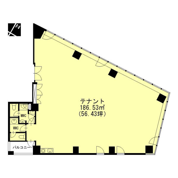 中村区名駅4 クリスタルMAビル 間取図(間取) 中村区名駅4 クリスタルMAビル 間取図(間取)