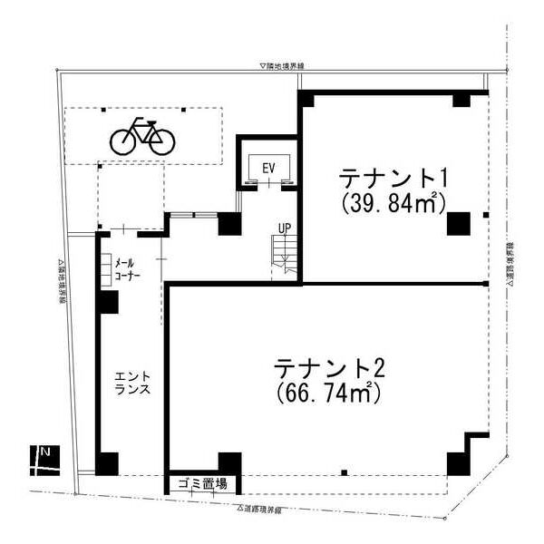 北区柳原2 plusM MEIJOKOEN 平面図(間取) 北区柳原2 plusM MEIJOKOEN 平面図(間取)