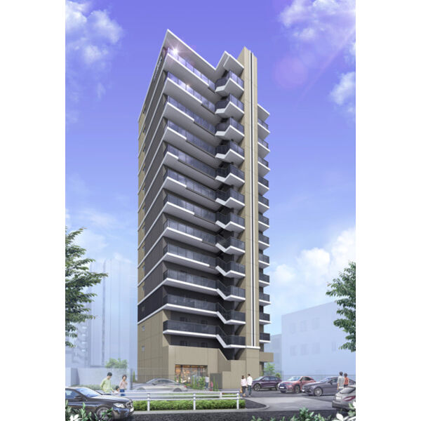 中村区黄金通1 ファンファーレKOGANE 外観イメージパース② 中村区黄金通1 ファンファーレKOGANE 外観イメージパース②