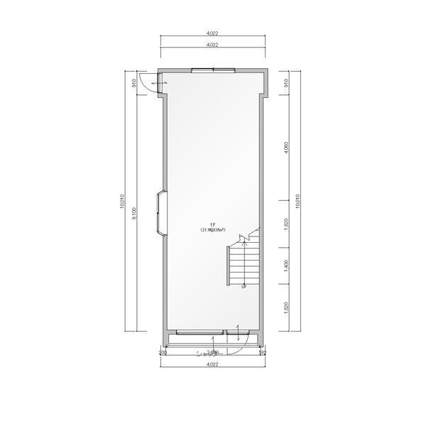 東区泉1 泉一目一棟貸 平面図(1階)(間取) 東区泉1 泉一目一棟貸 平面図(1階)(間取)